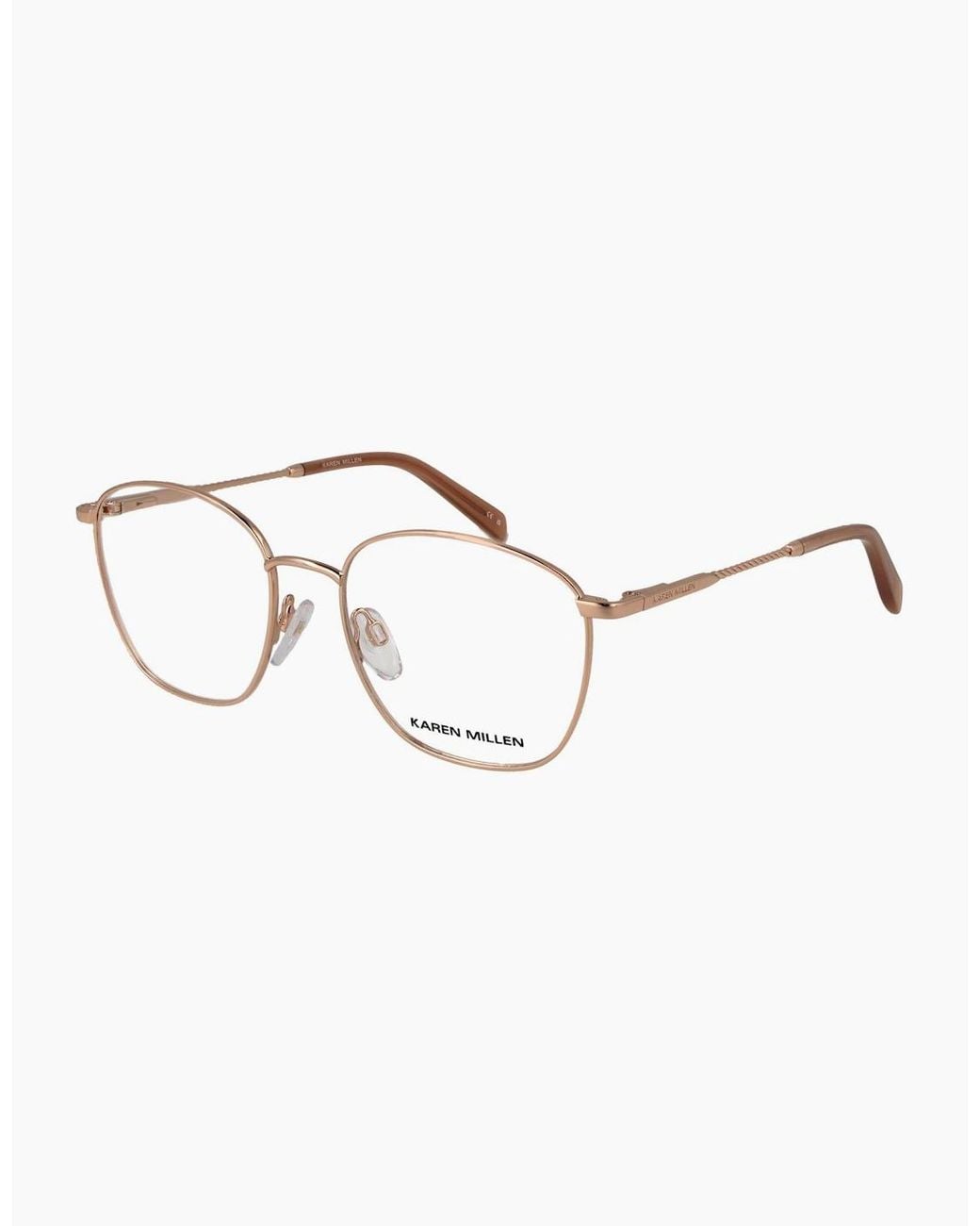 Karen Millen Metallic Optical Frame Km3047 401 52