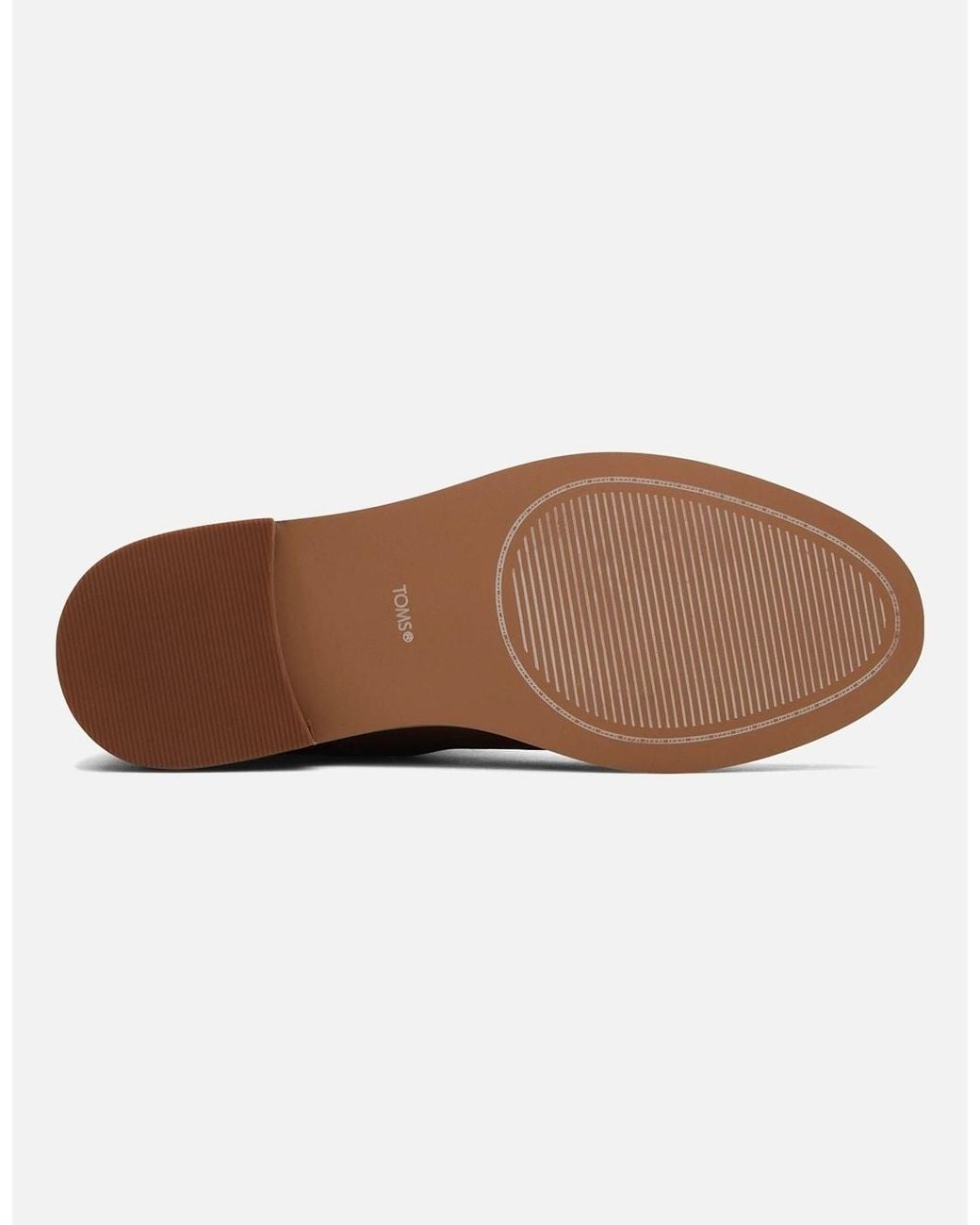 TOMS Brown Charlie Leather Chestnut Flat Chelsea Boots