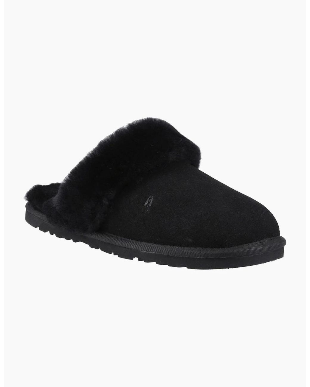 Hush Puppies Black Samantha Mule Slippers
