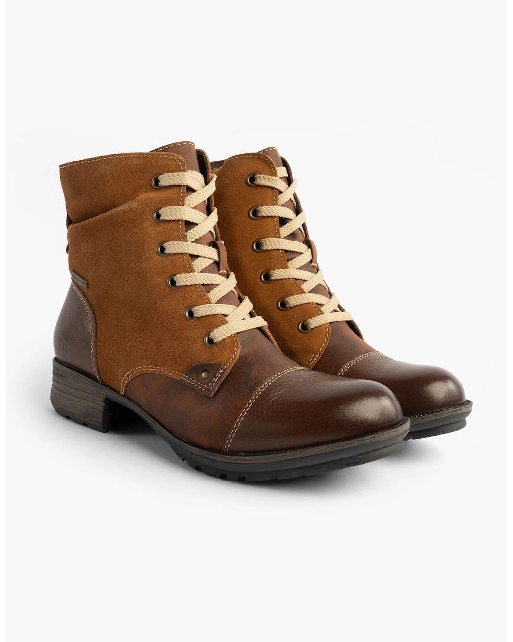 Josef Seibel Brown Susie 03 Ankle Boots Camel Combi