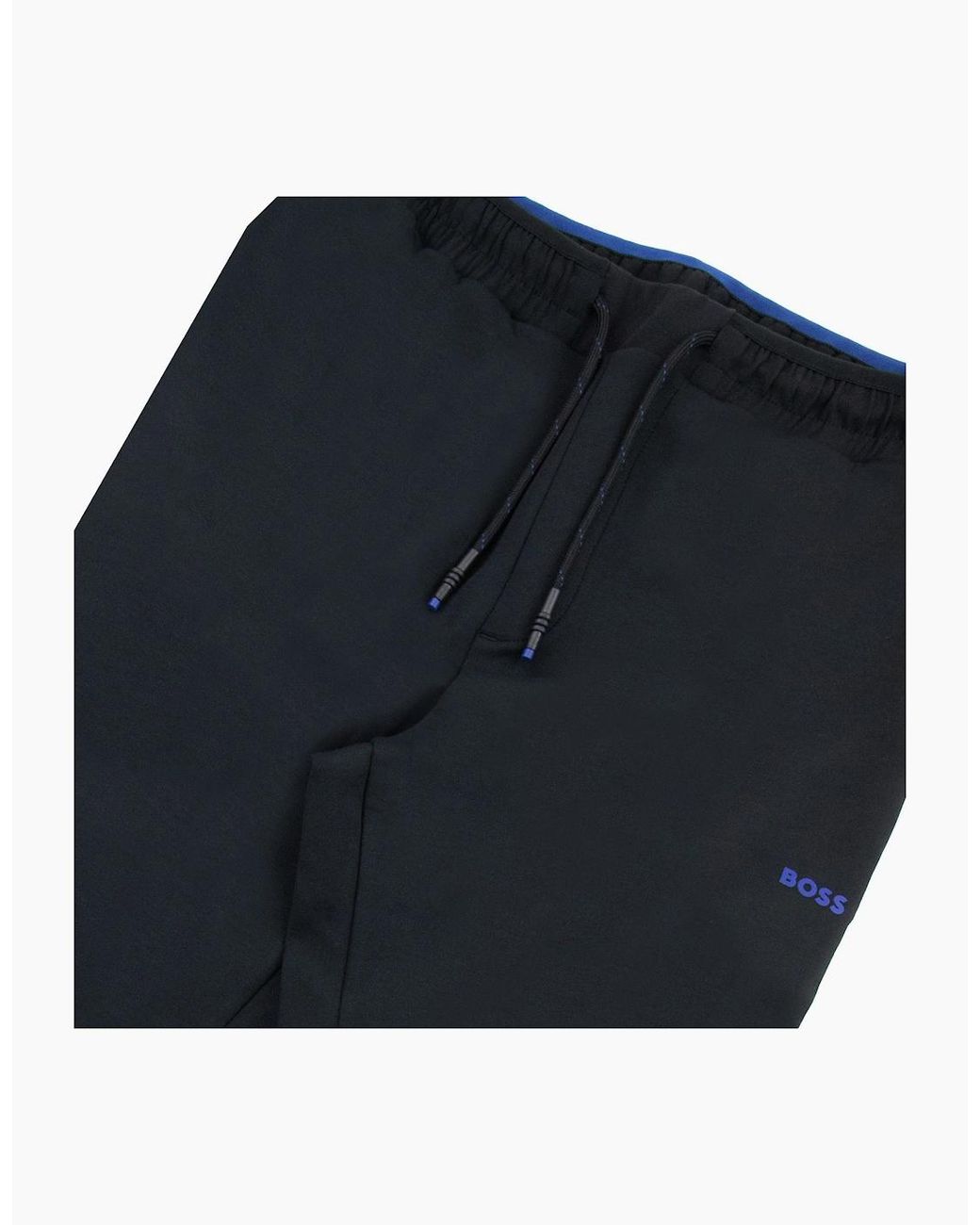 Boss Blue Hadiko 1 Side Stripe Tracksuit Bottoms 001 for men