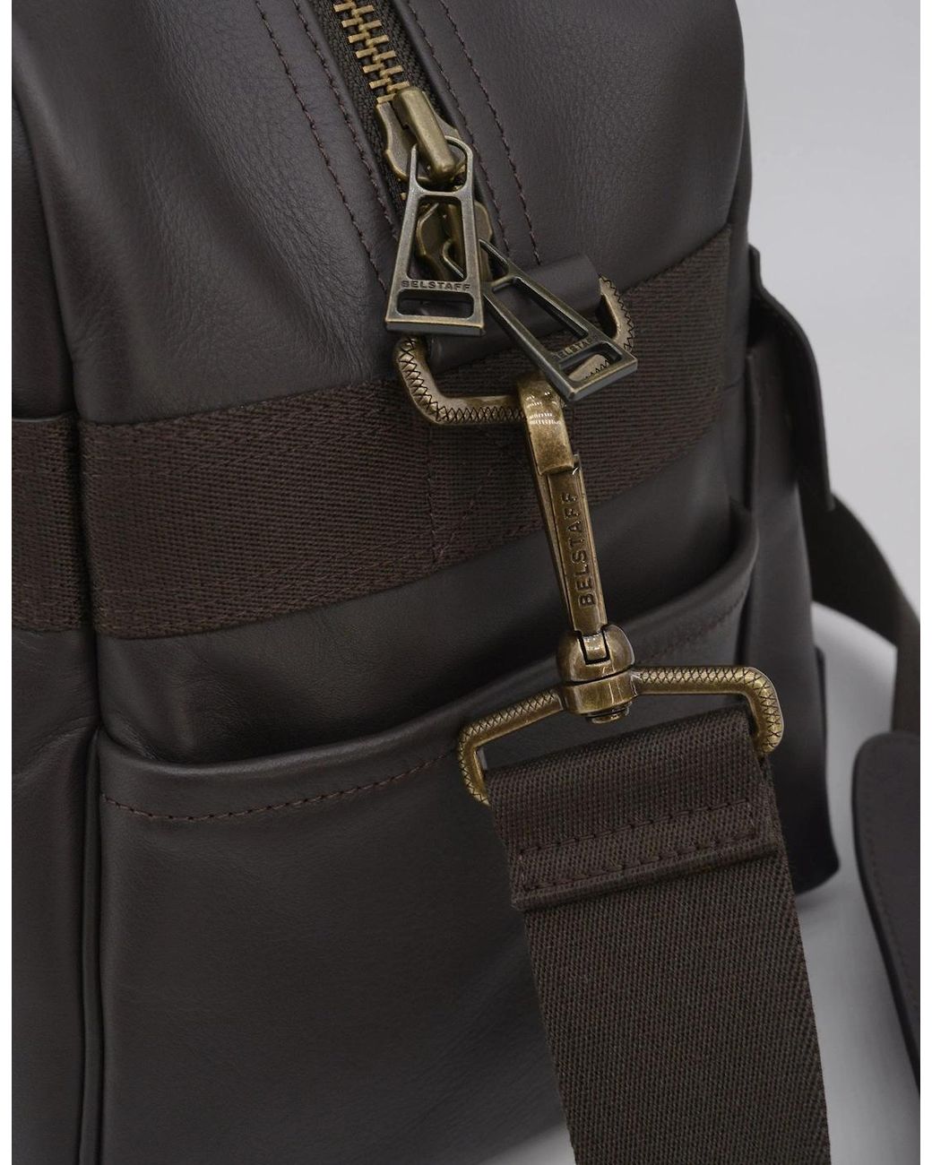 Belstaff Black Trailmaster Bag for men