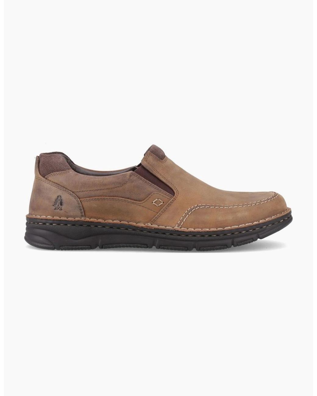 Hush Puppies Brown Franco Slip On Shoes for men