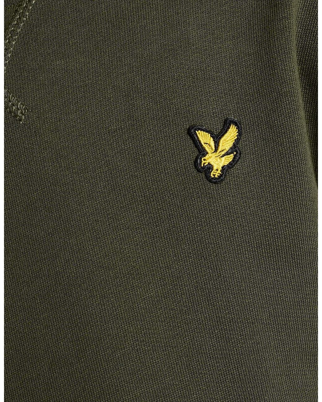 Lyle & Scott Green Classic Crew Neck Sweatshirt for men