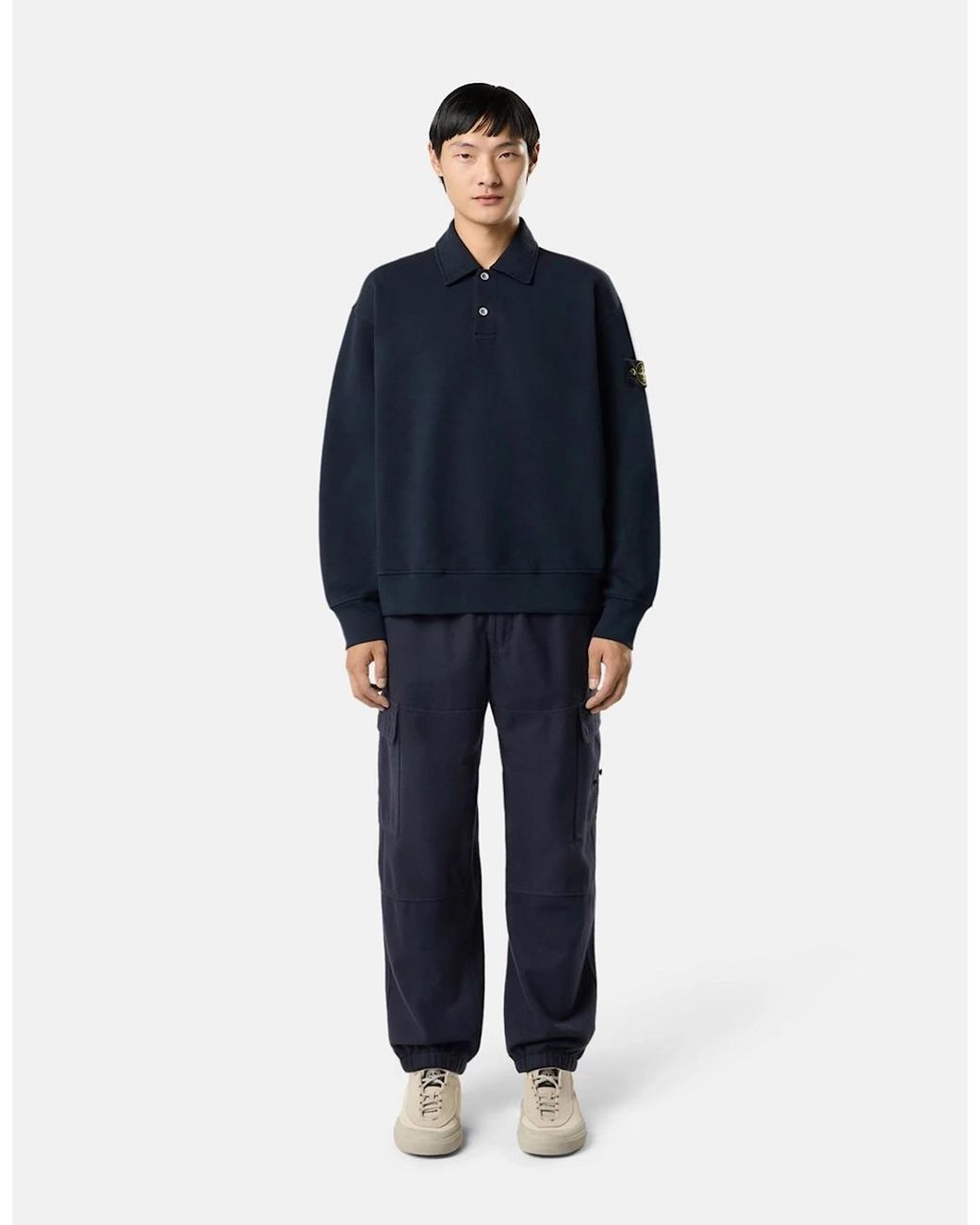 Stone Island Blue Compass 6100054 Polo Shirt for men