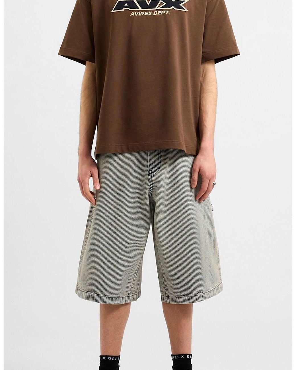 AVX Gray Dam Denim Short for men