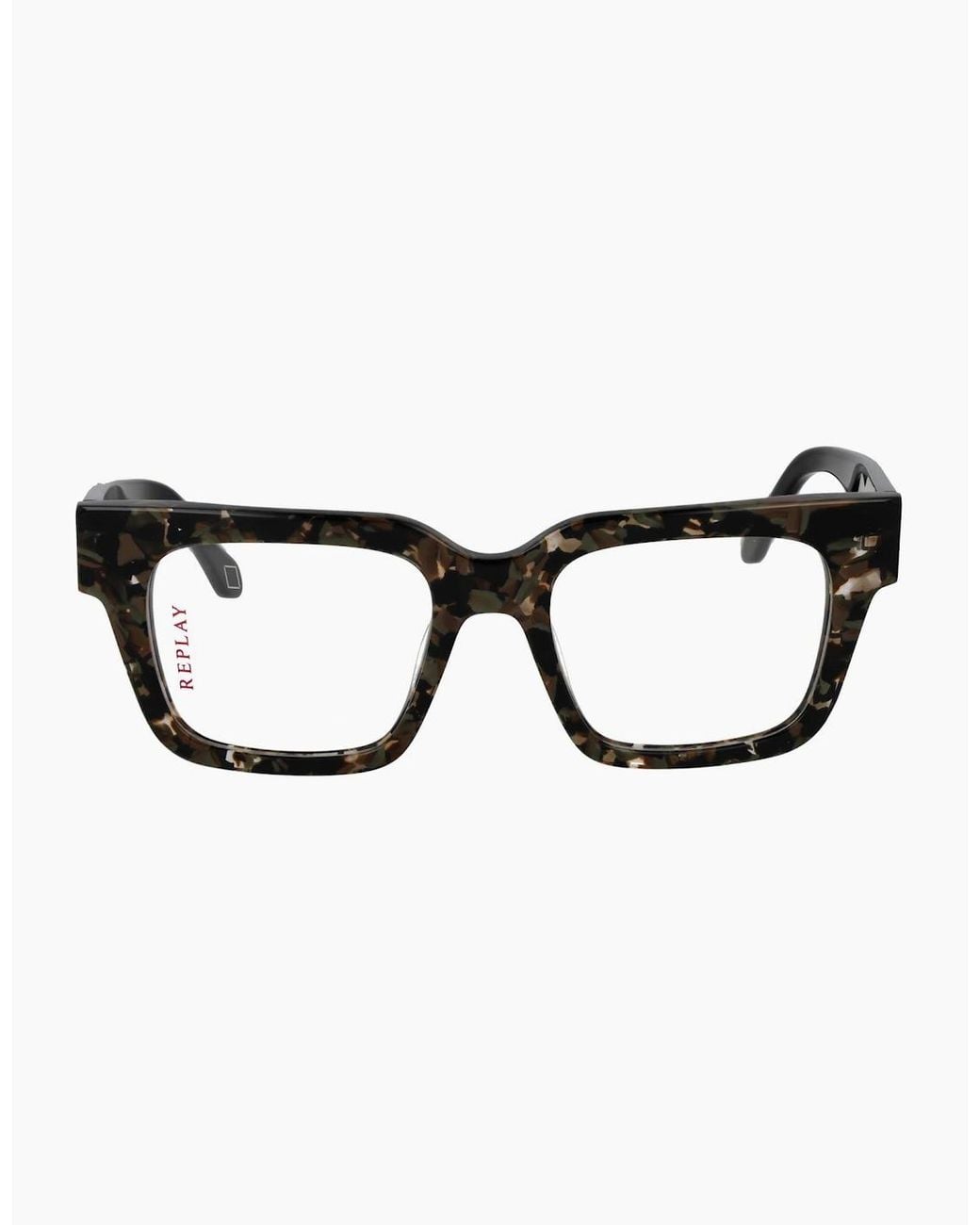 Replay Black Optical Frame Ry296V 05 53 for men