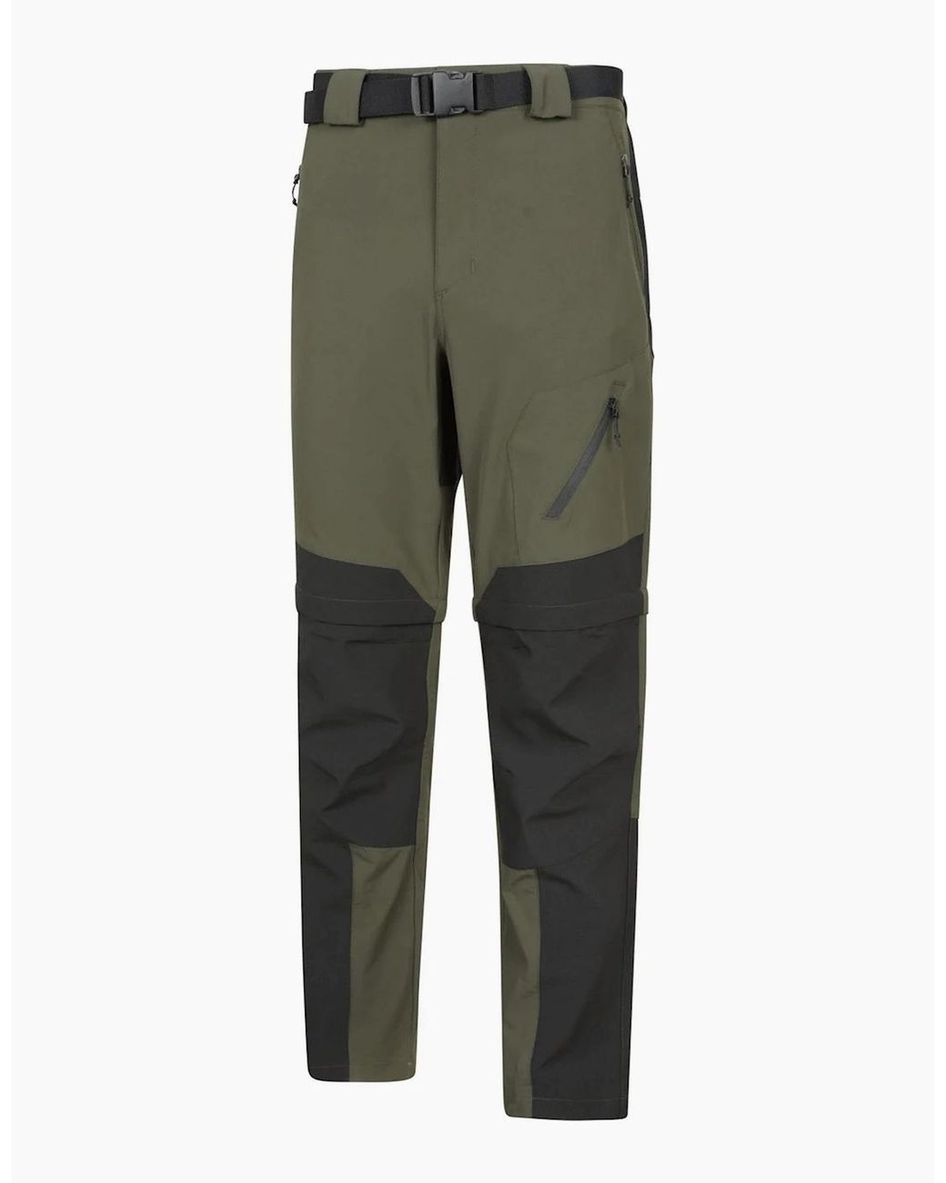 Mountain Warehouse Brown Forest Convertible Hiking Trousers for men