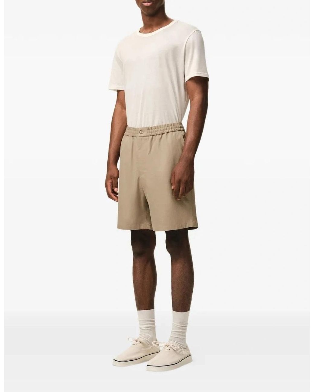 AMI Natural Elasticated Adc Shorts for men