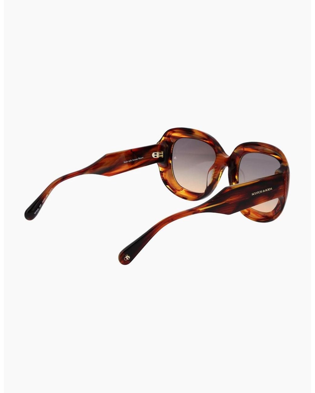 Scotch & Soda Brown Sunglasses Ss7035 107 54