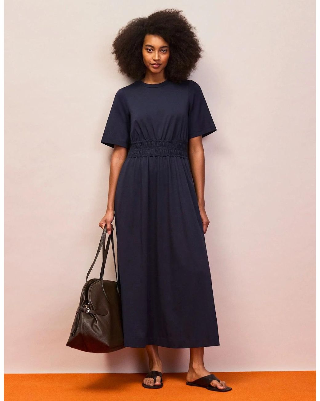 Ro&zo Blue Elasticated Waist Detail Dress