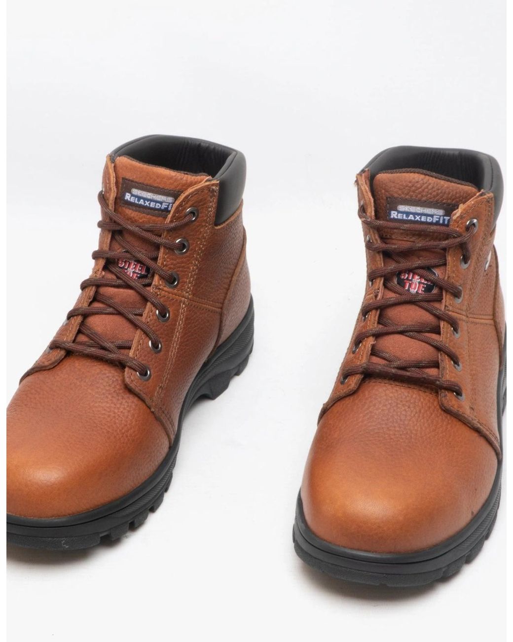 Skechers Brown Work 77009Ec Workshire Safety Boots for men