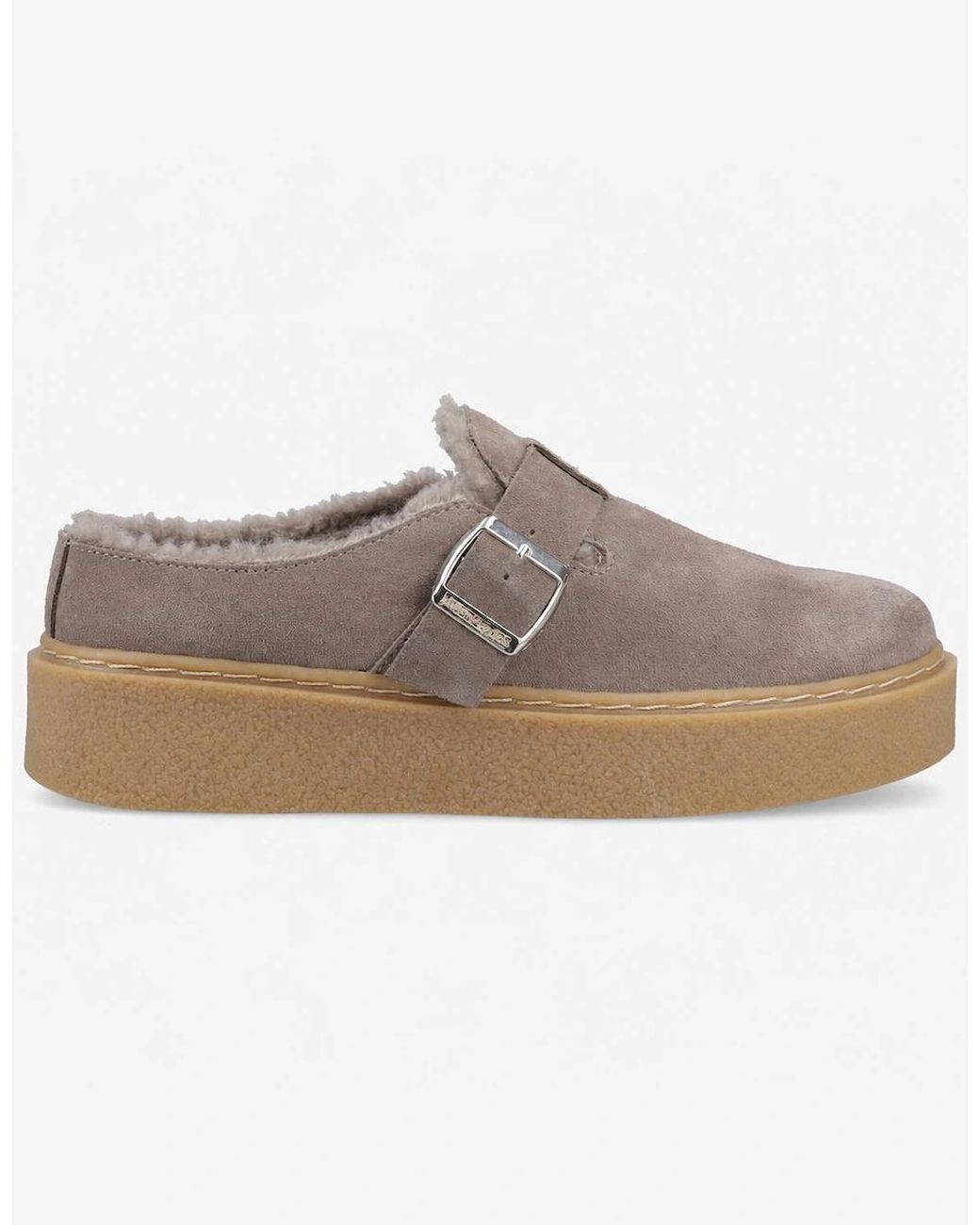 Hush Puppies Gray Blanche Mules Taupe