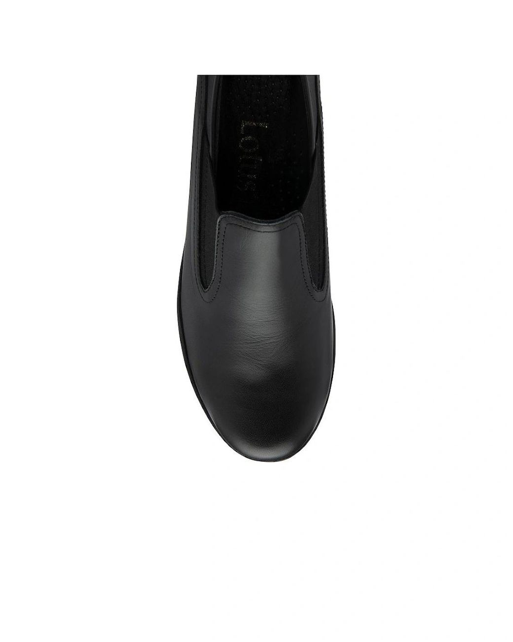 Lotus Black Delmar Wedge Shoes