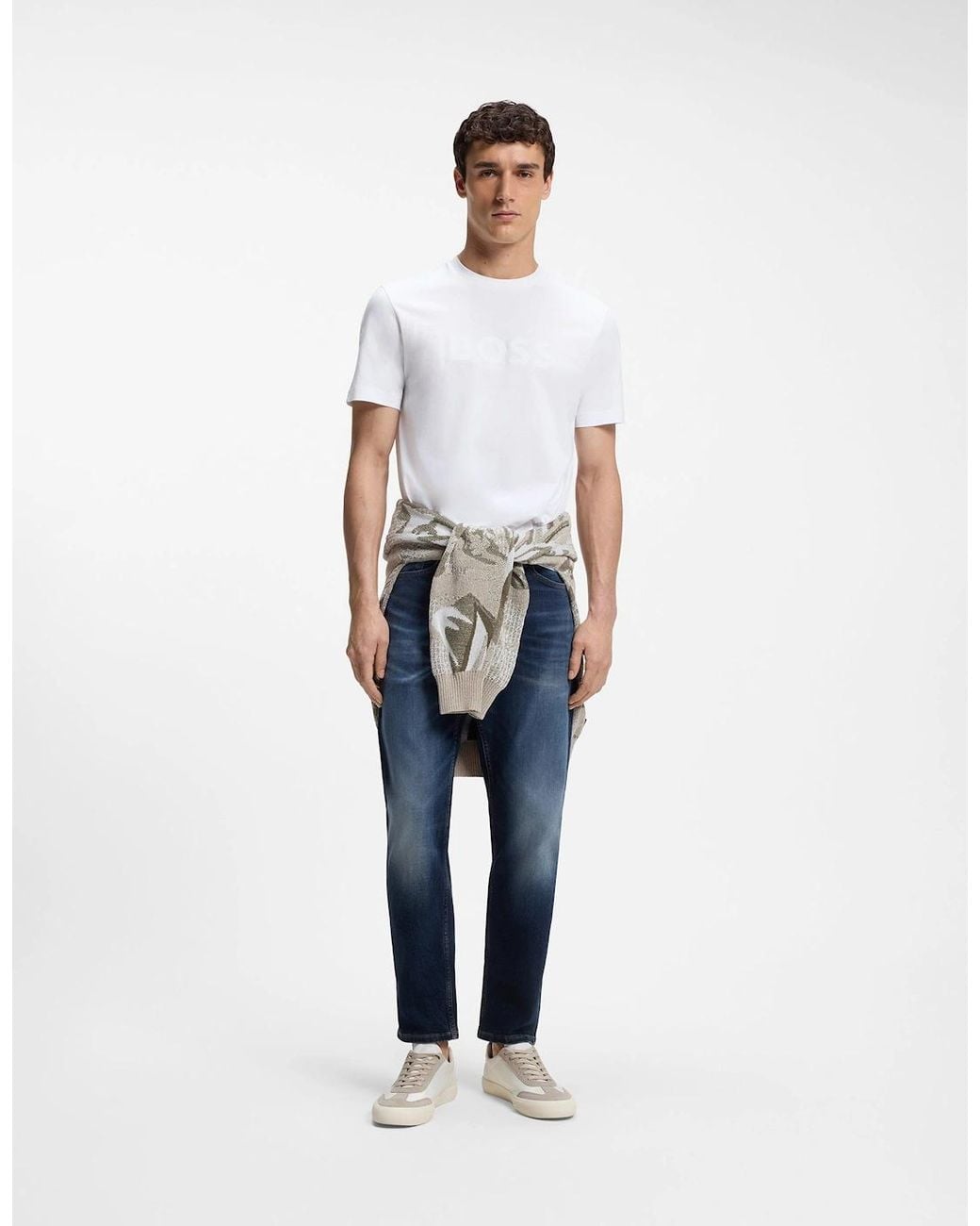 Boss White Boss Te Logo Regular-Fit T-Shirt for men