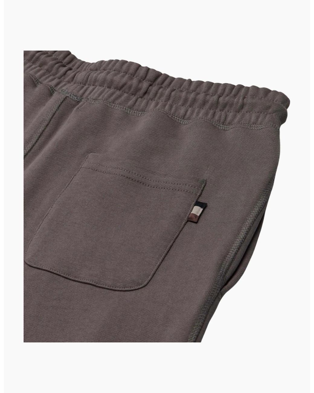 Aquascutum Brown Active Basic Rib Moonrock Trackpant for men