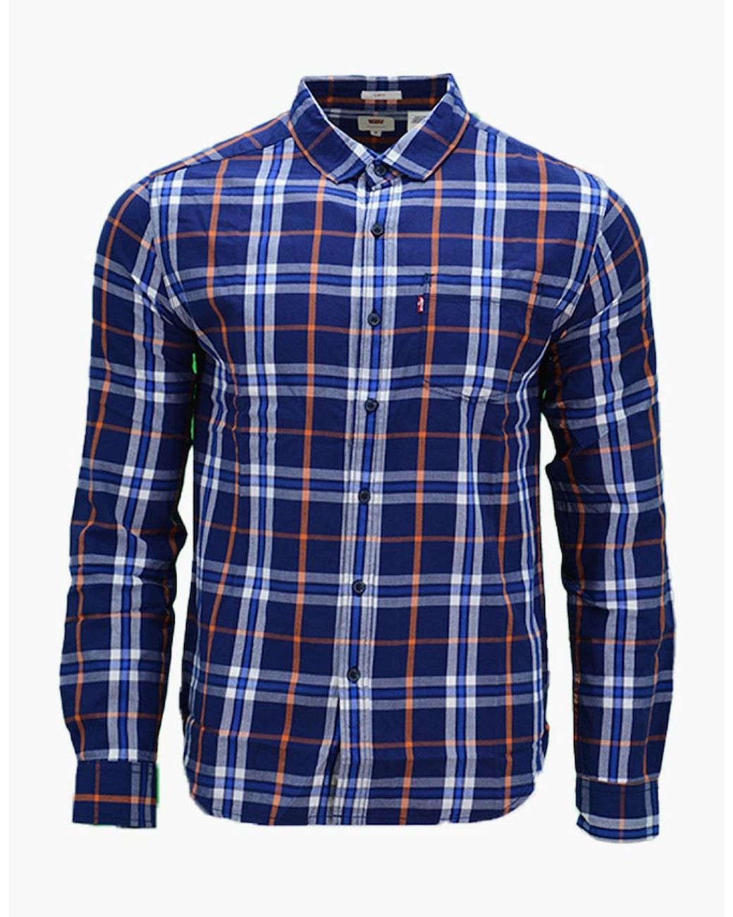 Levi's Blue Levi's Shirts Cotton Long Sleeve Summer Shirt for men