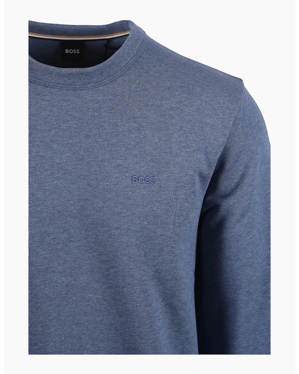 Boss Blue Boss H Sharpe Sweatshirt Open for men