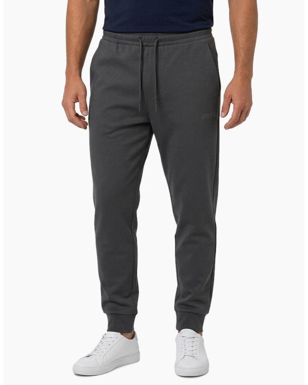 Boss Gray Boss Hadiko Joggers Dark for men