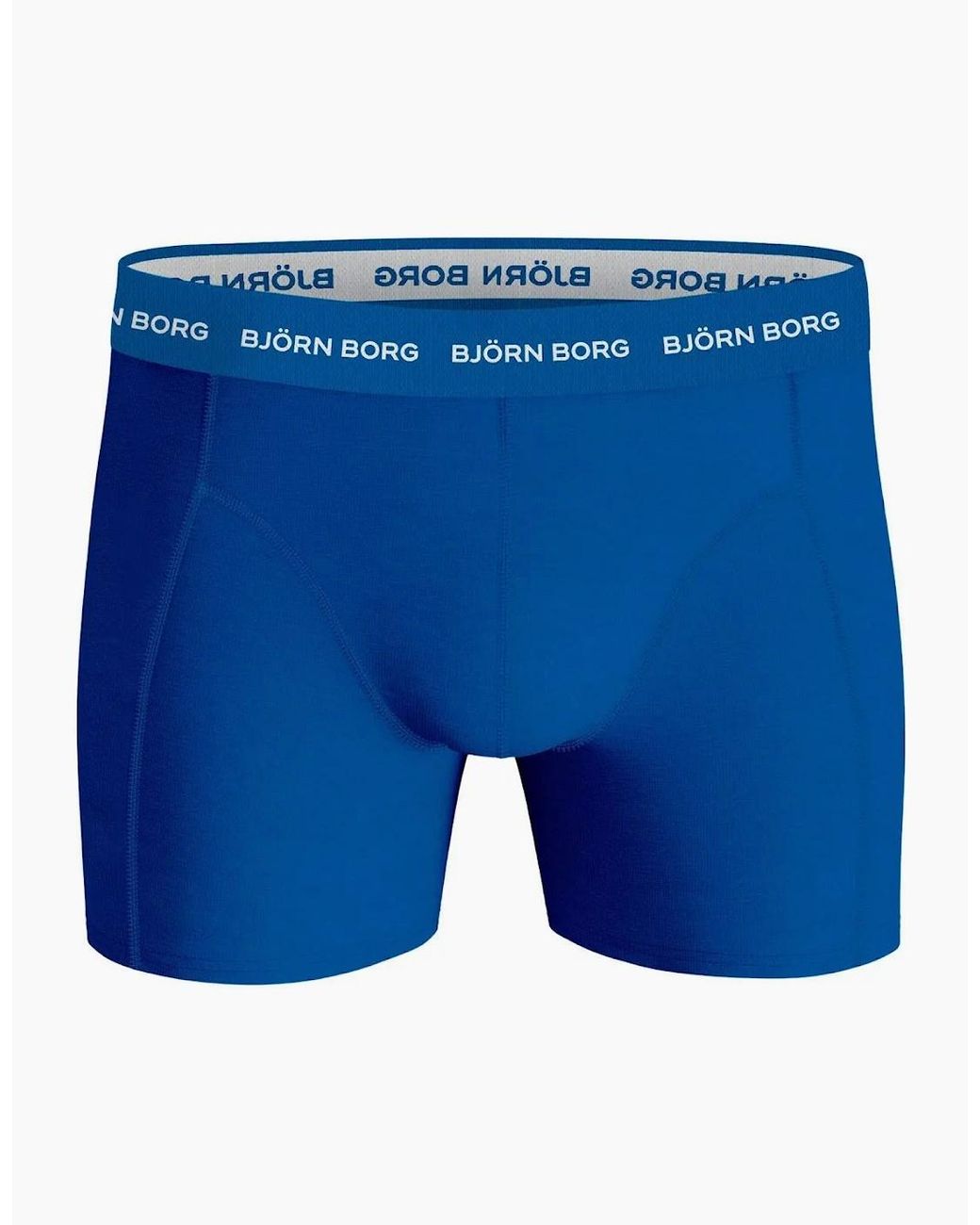 Björn Borg Blue 3-Pack Classic Logo Boxer Briefs, Combination for men