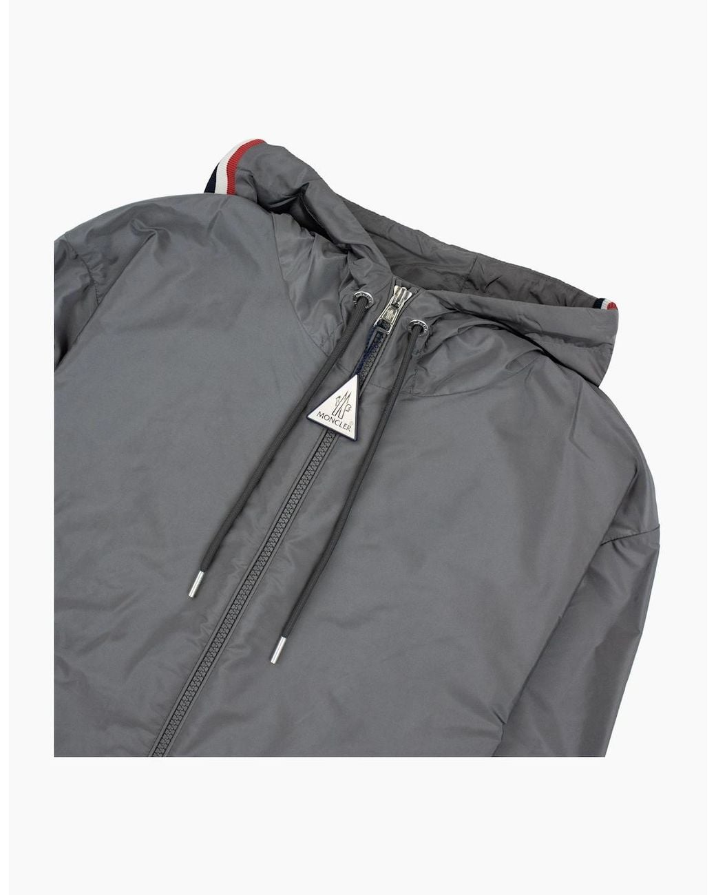 Moncler Gray Grimpeurs Hooded Jacket 93D for men