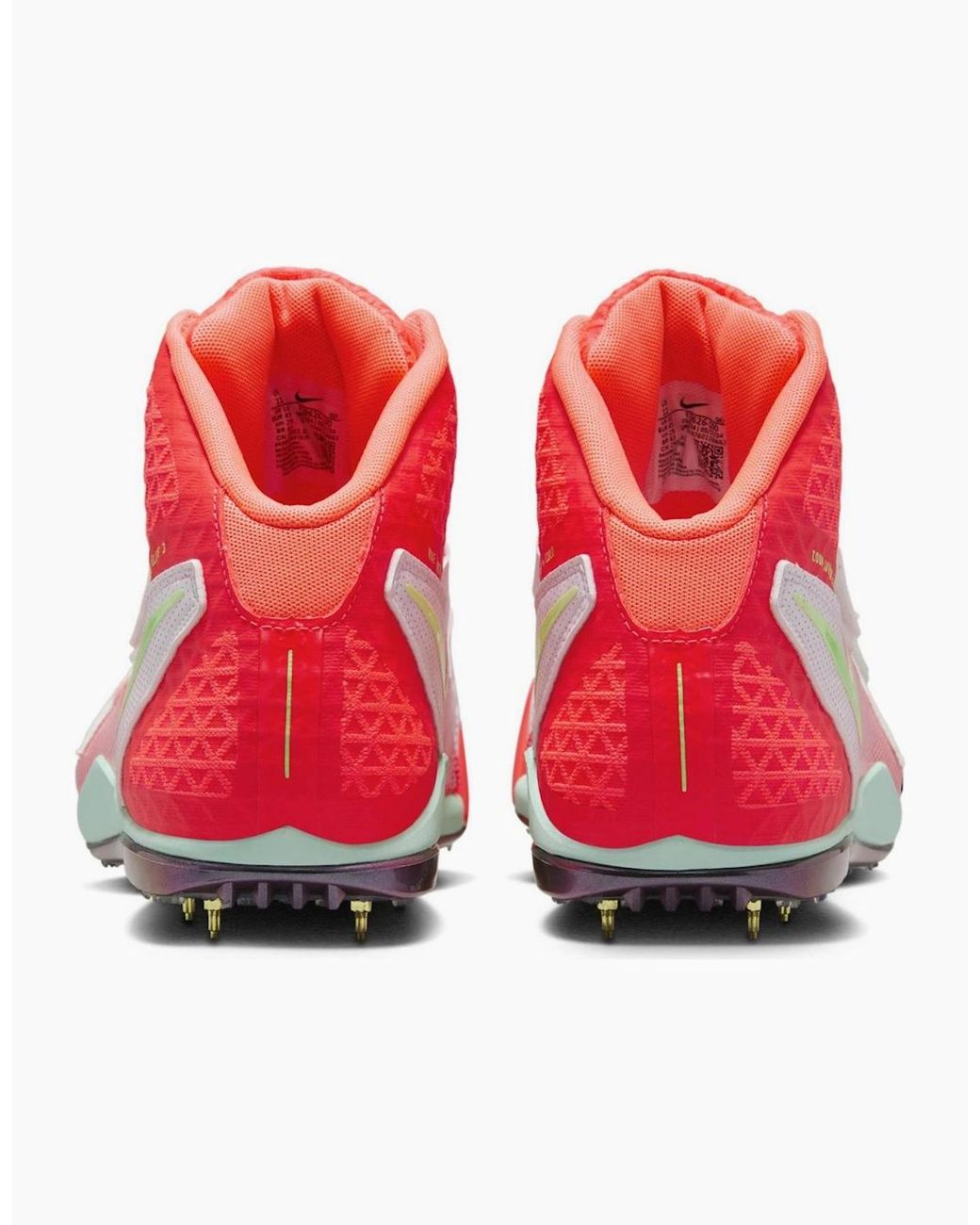 Nike Red Zoom Javelin Elite 3 Mid Top Sneakers for men