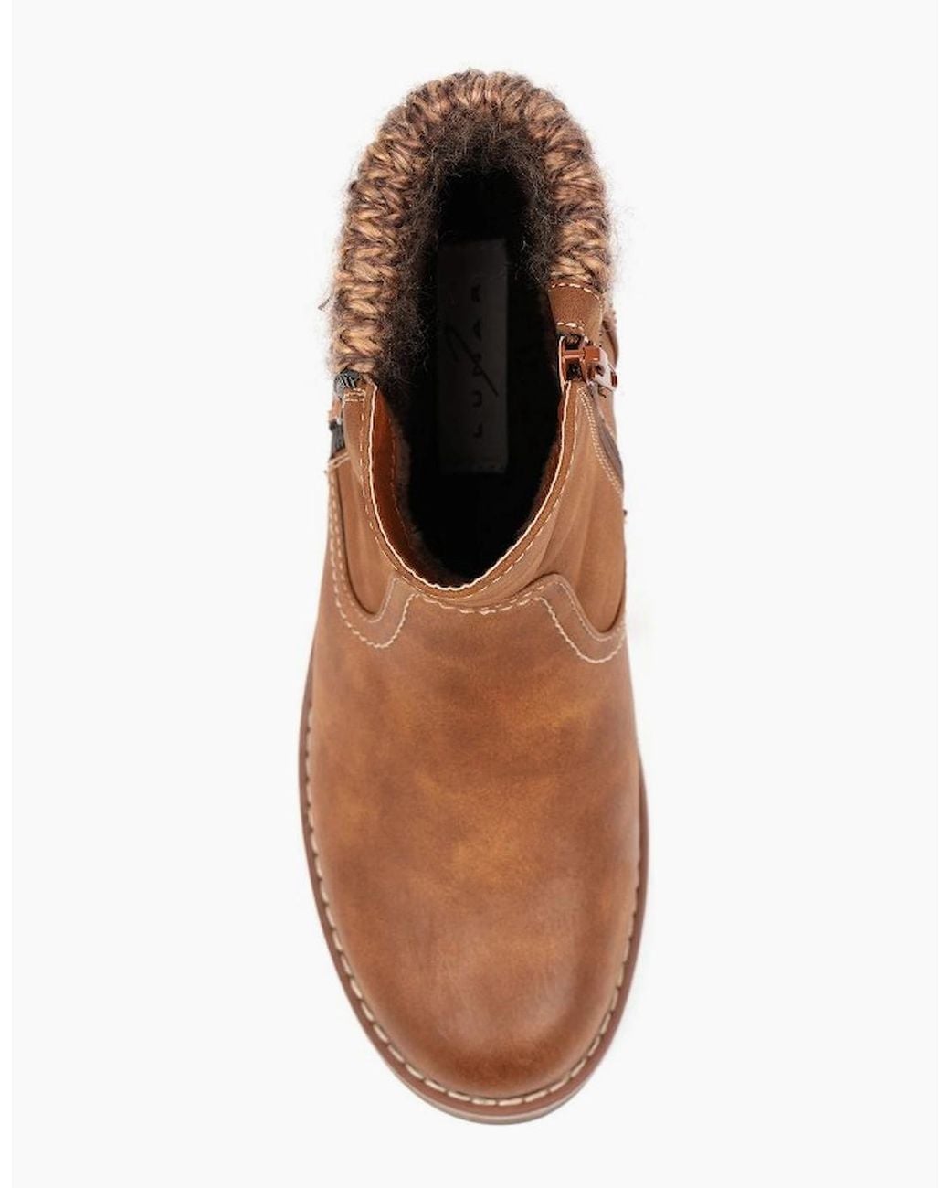 Lunar Brown Breeze Ankle Boots