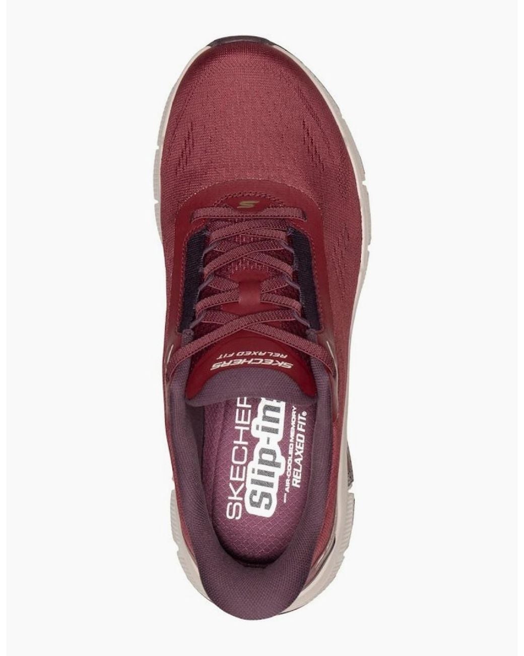 Skechers Red Relaxed Fit Flex Zayder Trainers for men