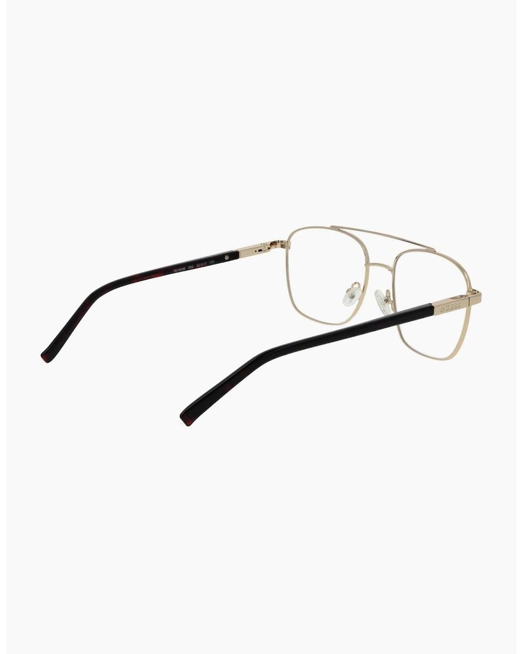 Guess Metallic Optical Frame Gu3038 052 52 for men
