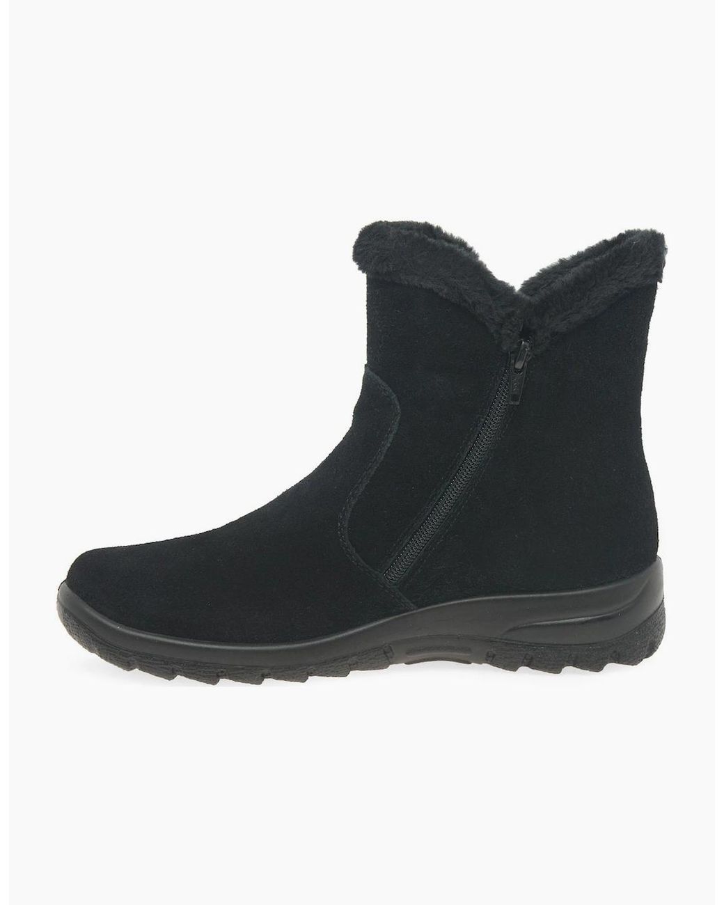 Rieker Black Everest Ankle Boots