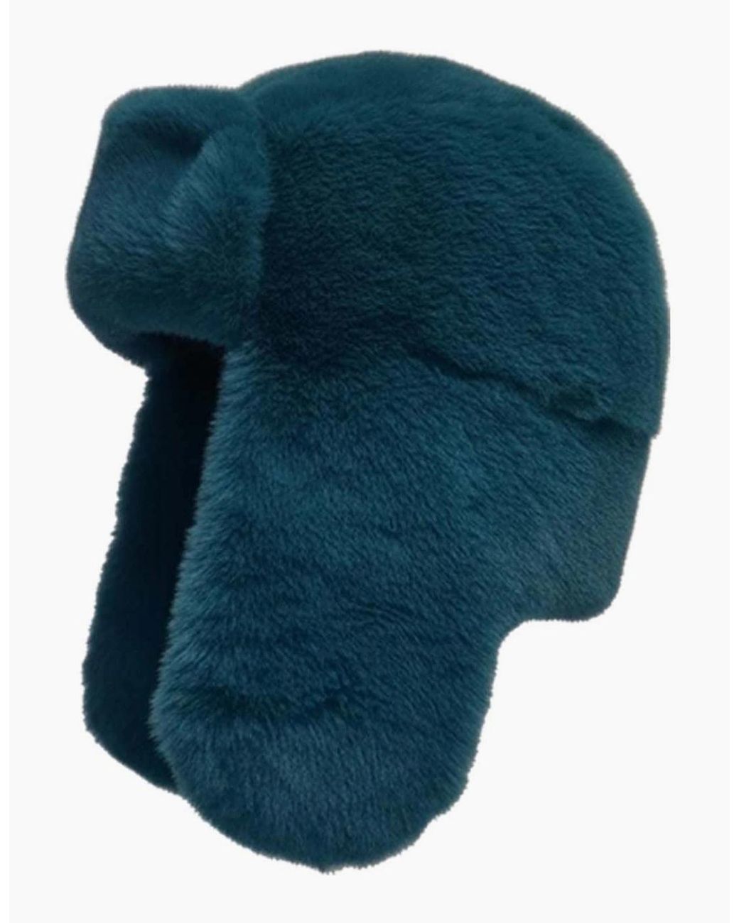 Nooki Design Blue Billie Faux Fur Trapper Hat