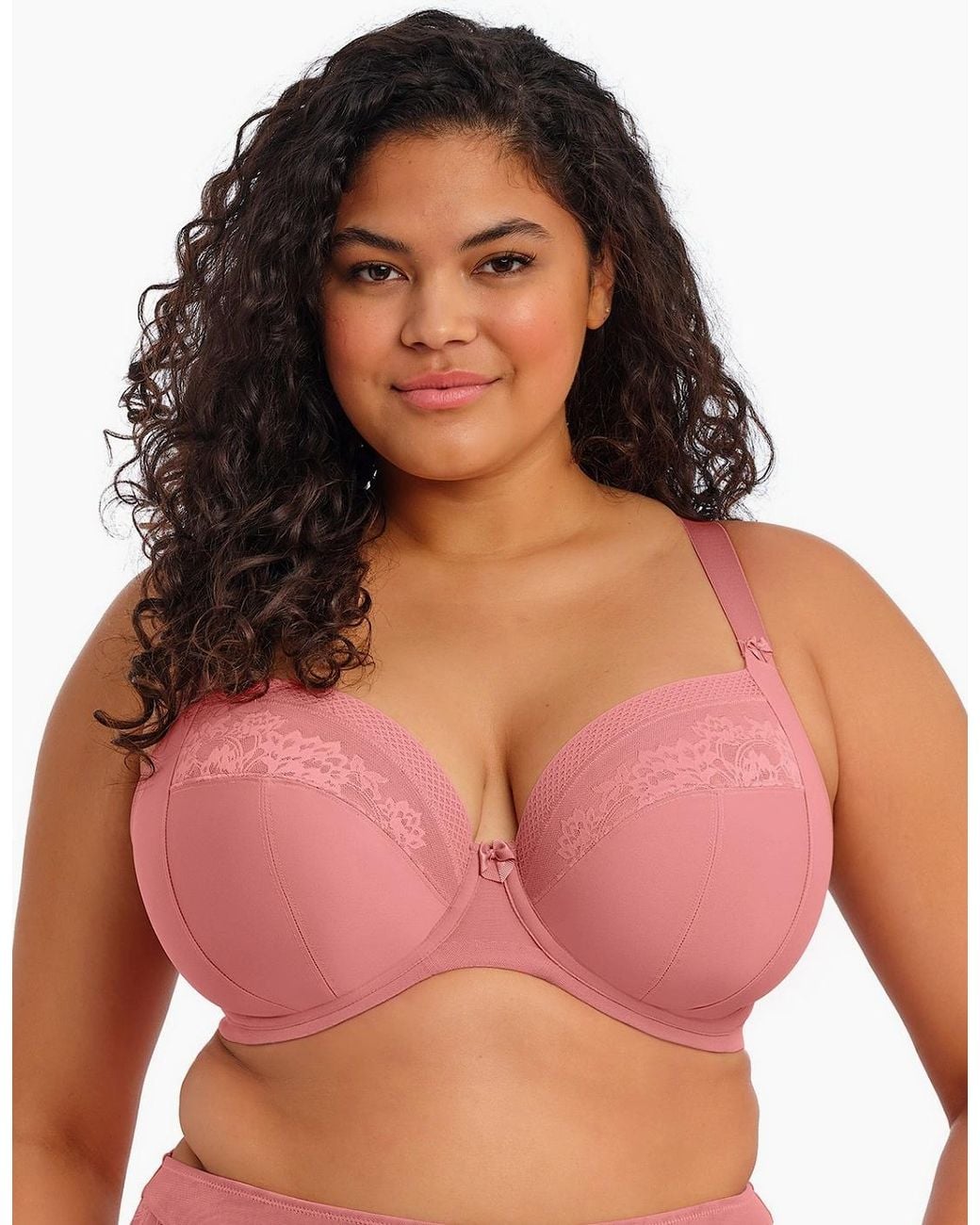 Elomi Pink 302734 Nerina Underwired Plunge Bra