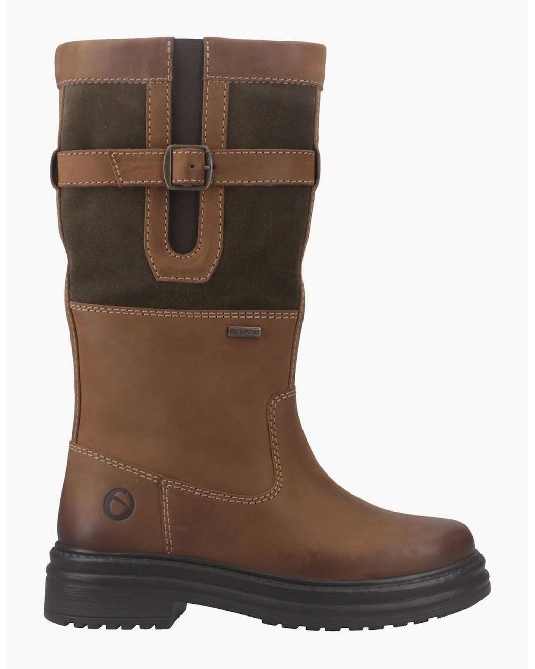 Cotswold Brown Broadwell Leather Tan/ Boots