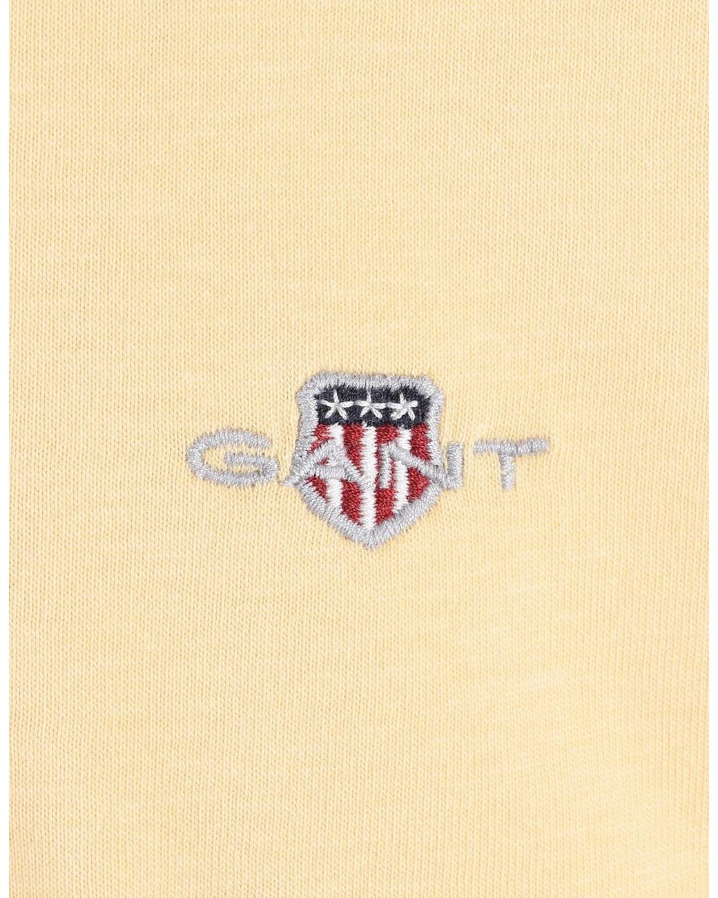 Gant Natural Reg Fit Shield T-Shirt Mid for men