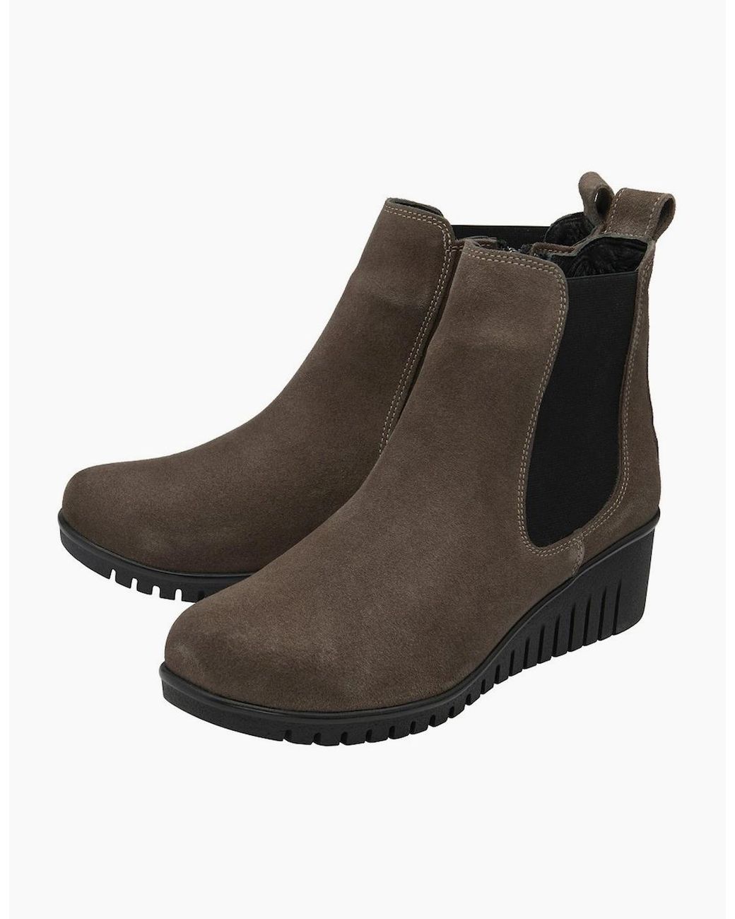 Lotus Brown Dresden Chelsea Boots