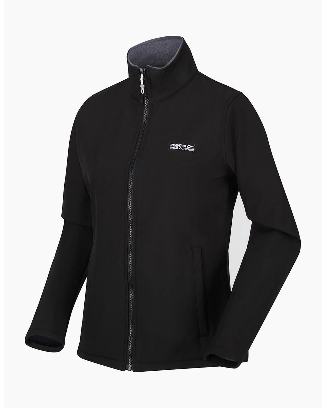 Regatta Black Ladies Connie V Softshell Walking Jacket