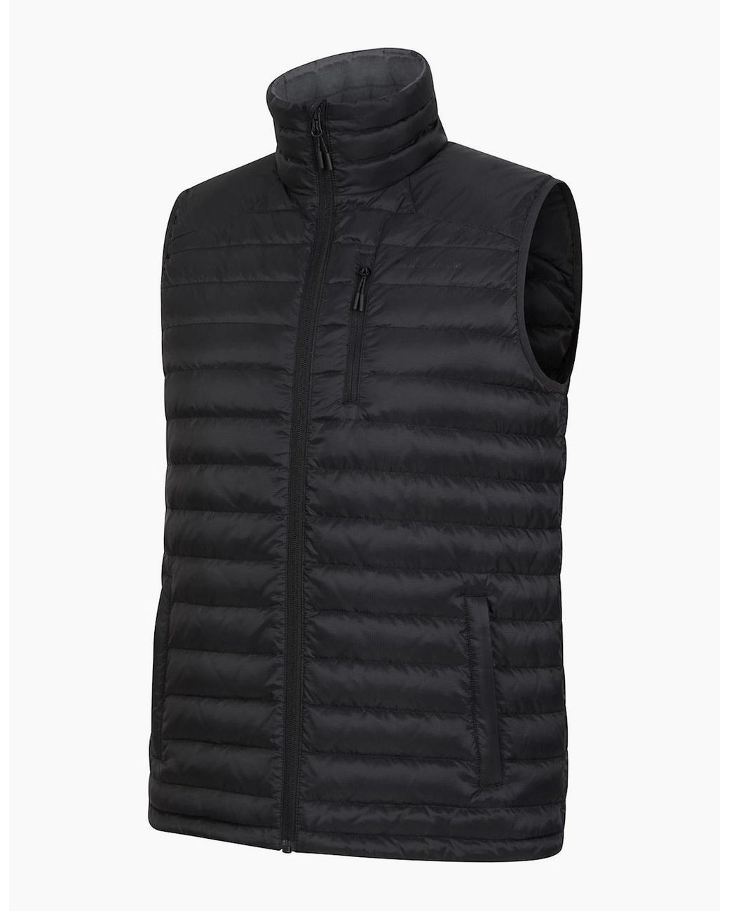 Mountain Warehouse Black Henry Ii Extreme Padded Gilet for men
