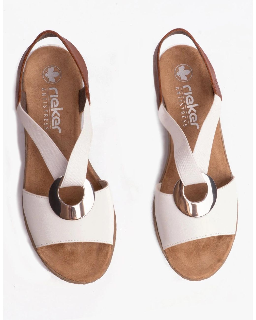 Rieker Brown 624H6-81 Sandals