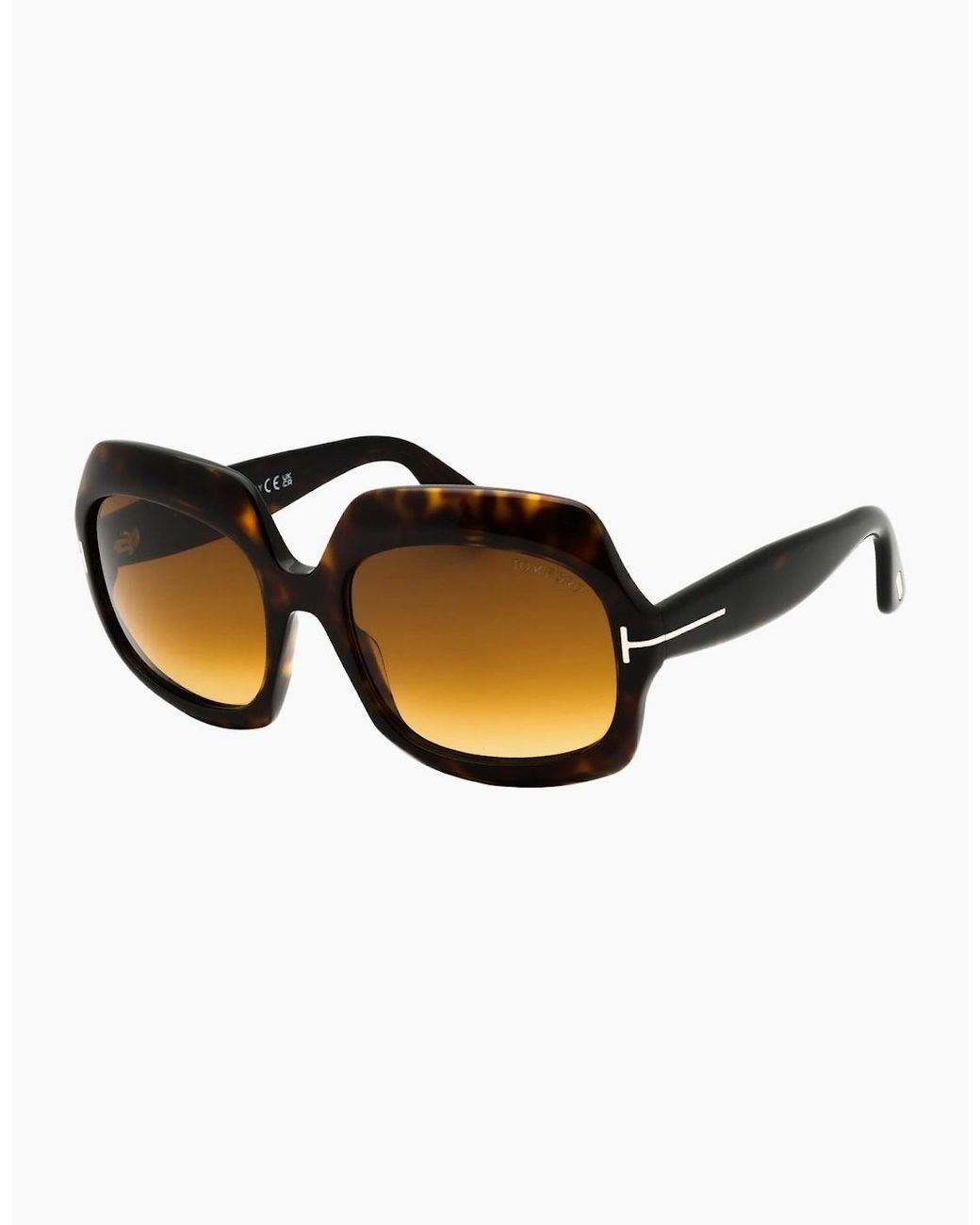 Tom Ford Brown Dark Havana Sunglasses