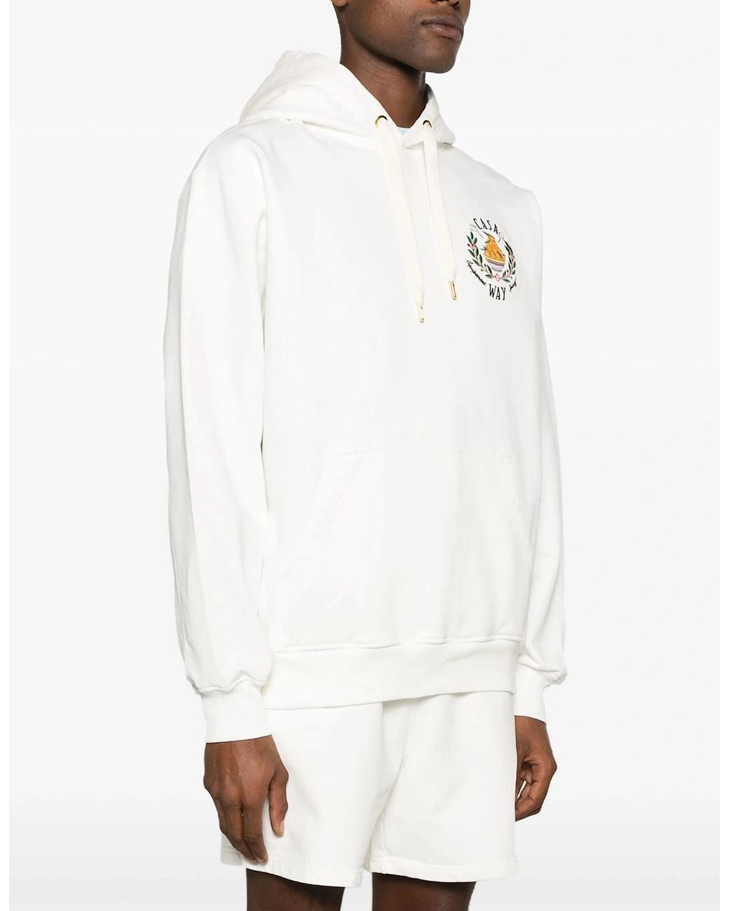 Casablanca White Casa Way Bowl Of Oranges Embroidered Hoodie for men