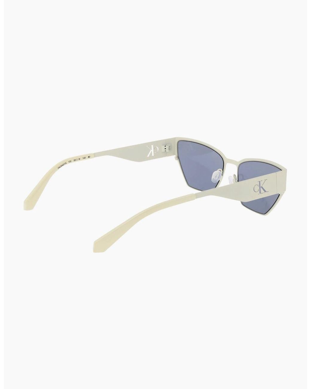 Calvin Klein Blue Jeans Sunglasses Ckj24207S 100 58