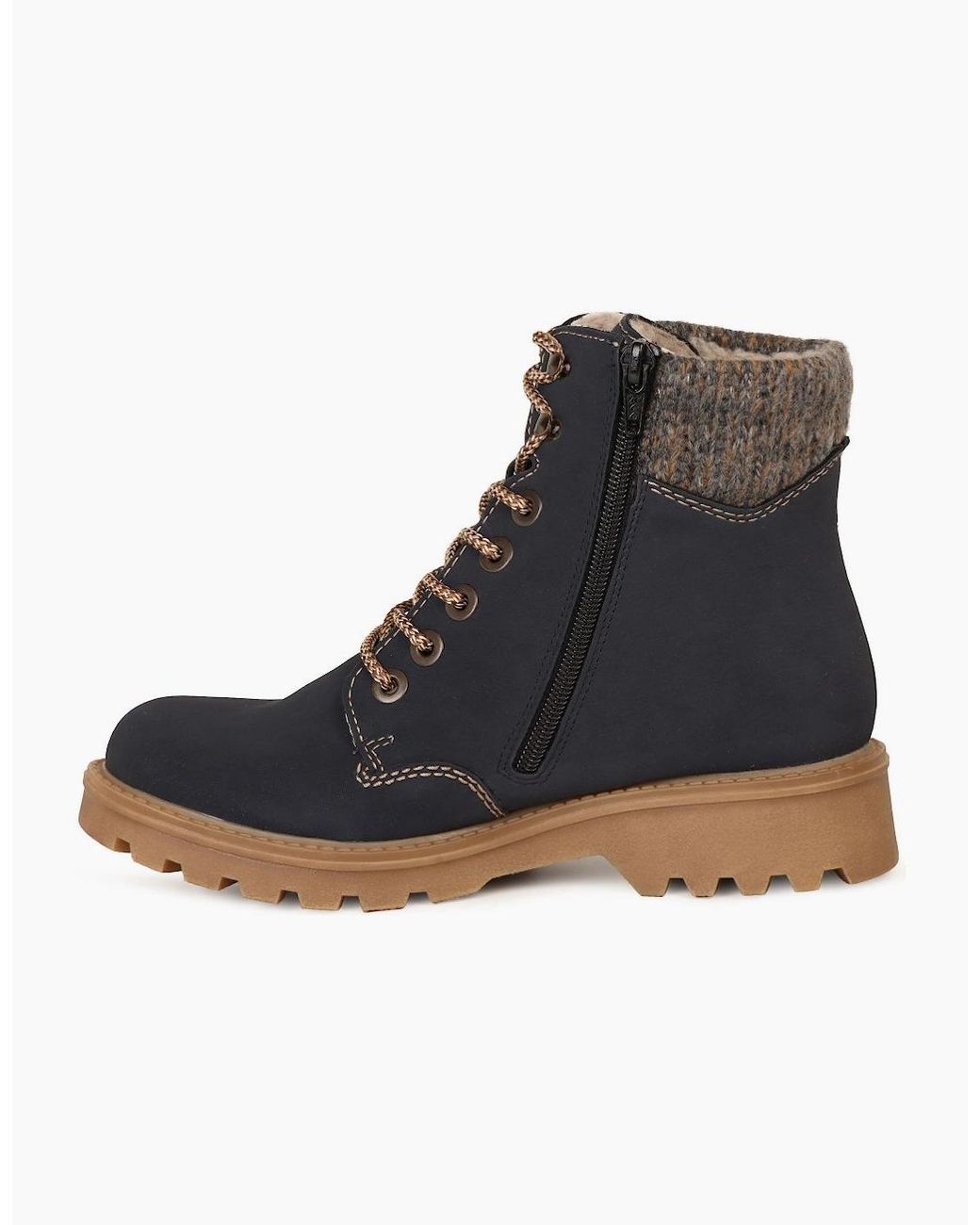Rieker Blue Ampleforth Ankle Boots