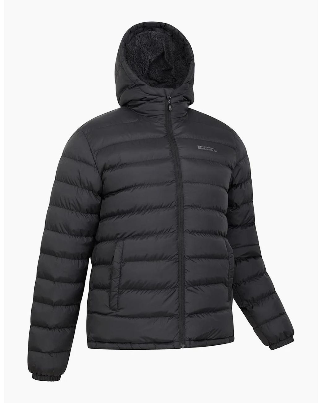 Mountain Warehouse Blue Seasons Faux Fur Lined Padded Jacket for men