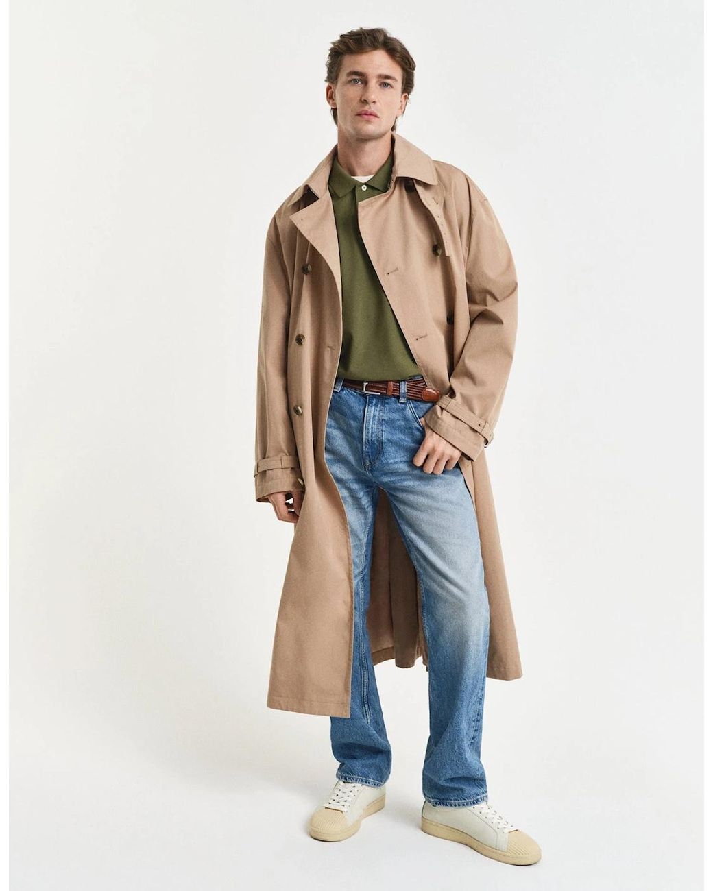 Gant Green Regular Fit Short Sleeve Shield Logo Pique Polo for men