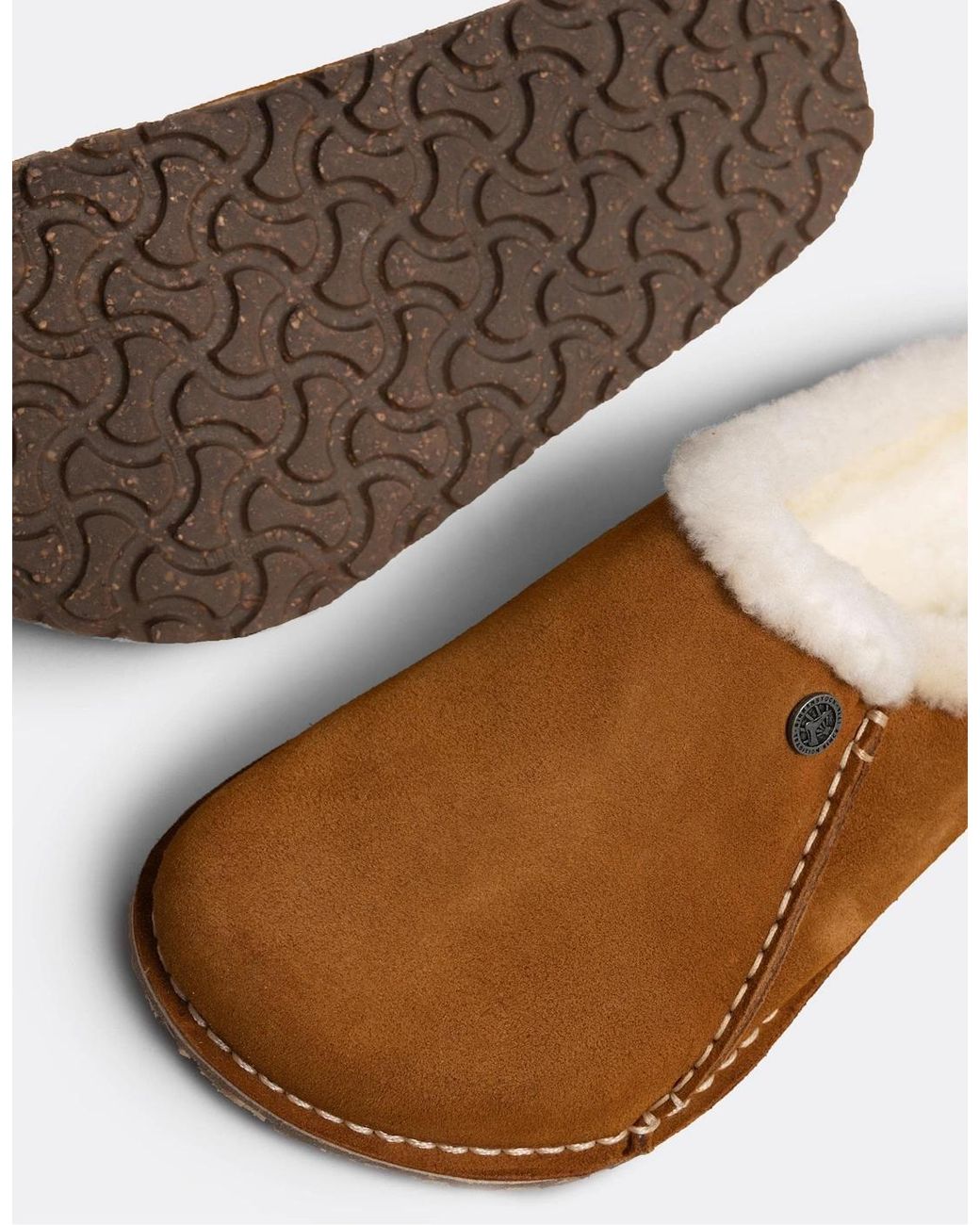 Birkenstock Clogs Brown Birkenstock Zermatt Premium Shearling Suede Clogs