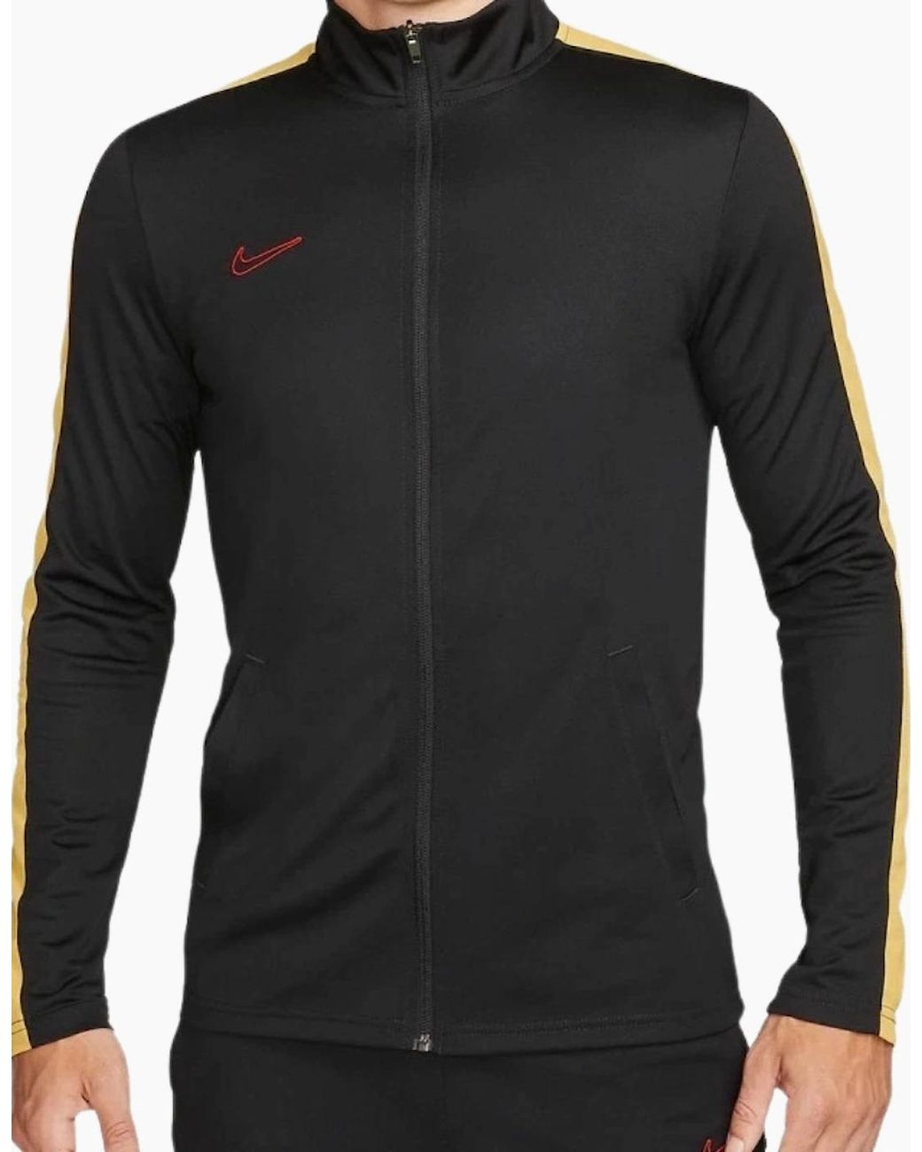 Nike Black Academy Football Tracksuit Dri-Fit Glossy for men