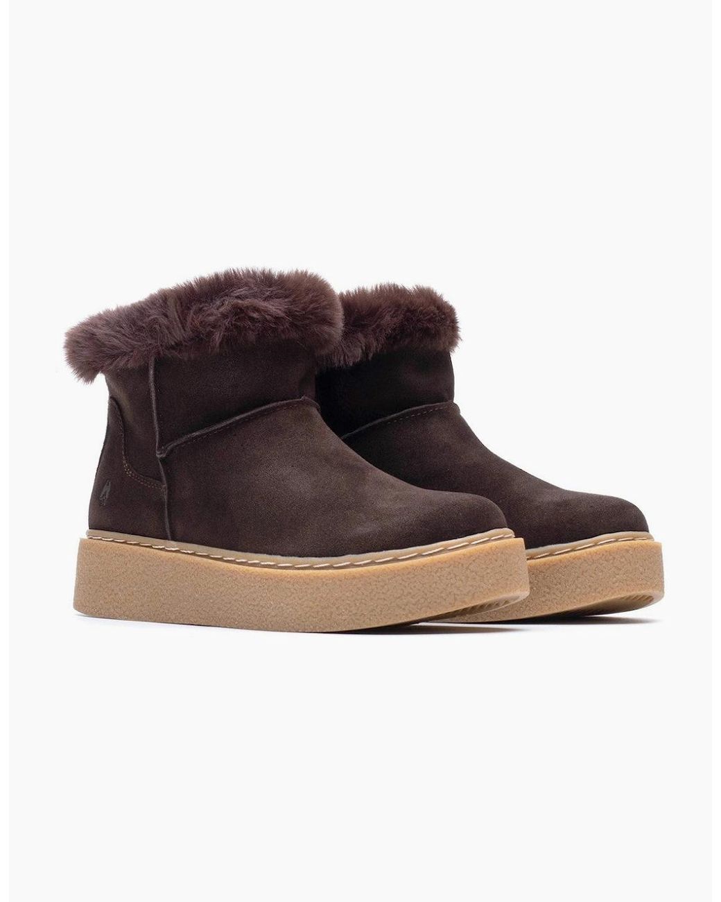 Hush Puppies Brown Becca Ankle Boots Ankle Boots Chocolate