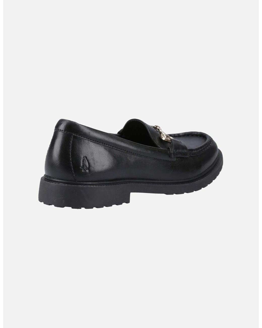 Hush Puppies Black Verity Snaffle Leather Loafers