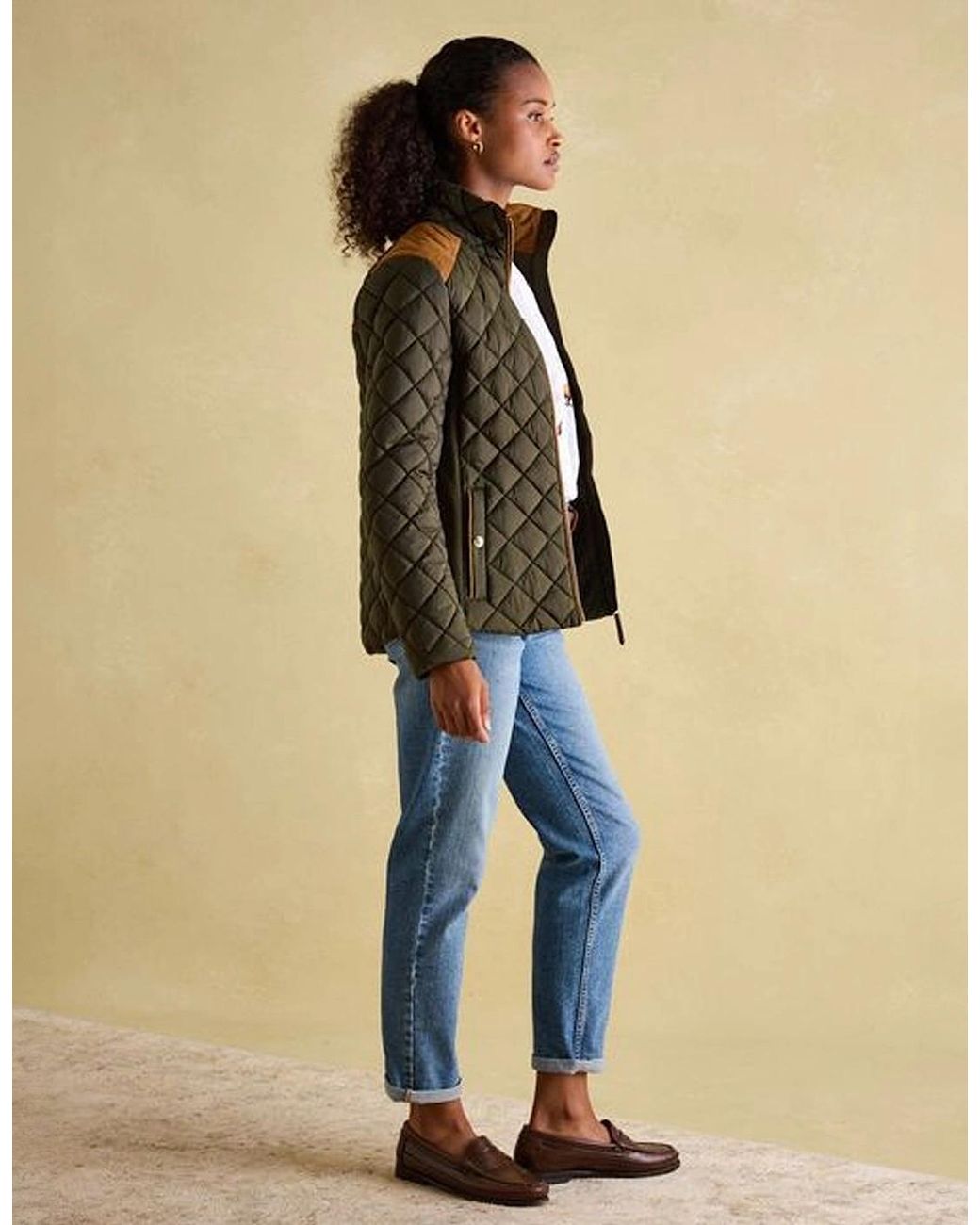 Joules Green Braemar Luxe Jacket Coat Heritage
