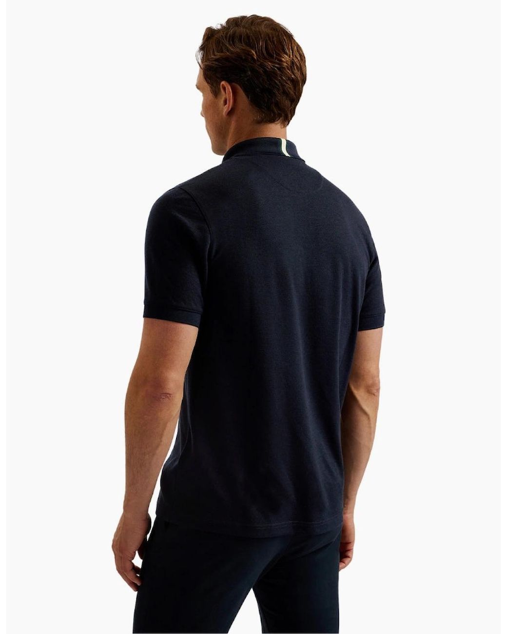 Ted Baker Blue Karty Regular Branded Polo Shirt for men
